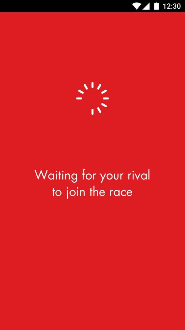 Quiz Race app design waiting