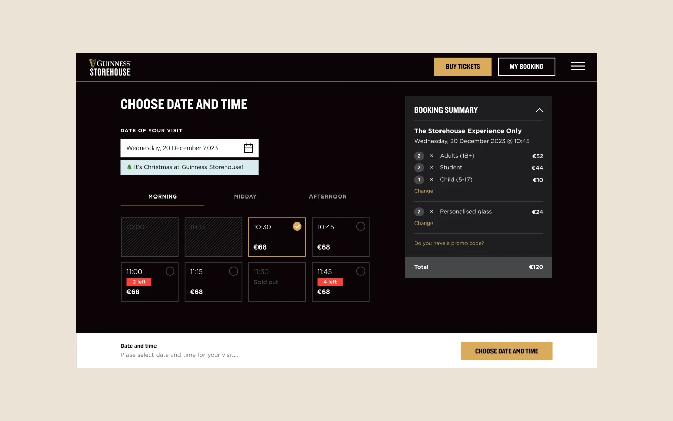 Booking system design